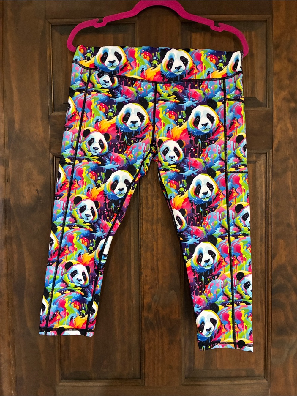 Constantly Varied Gear Rainbow Panda Print Leggings